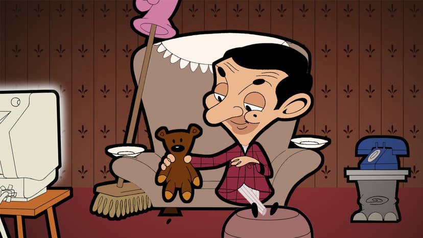 Mr bean cheap cartoon missing teddy